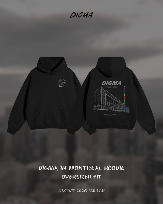 "Digma in Montreal" Essential Heavyweight Drop-Shoulder Hoodie