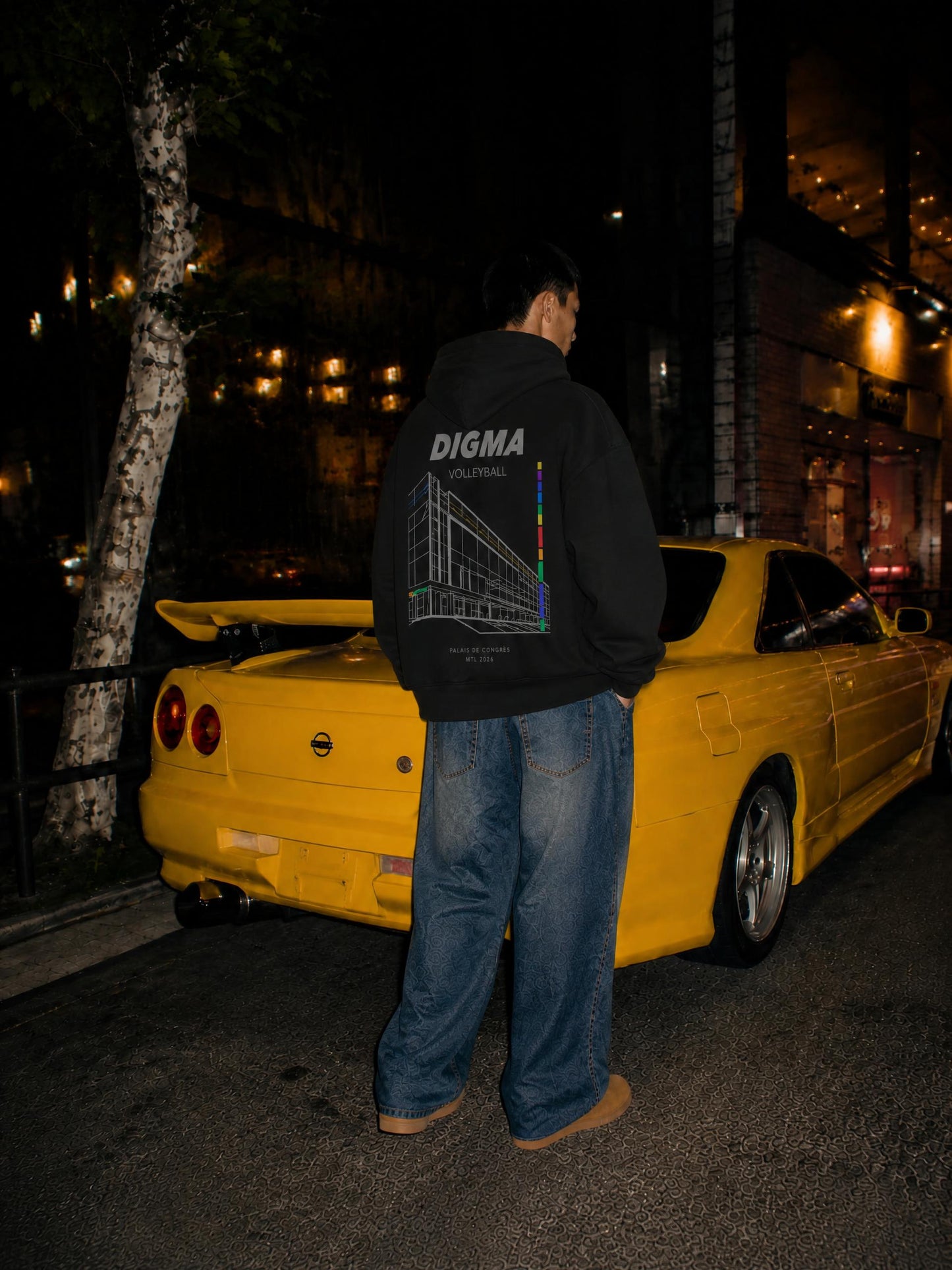 "Digma in Montreal" Essential Heavyweight Drop-Shoulder Hoodie