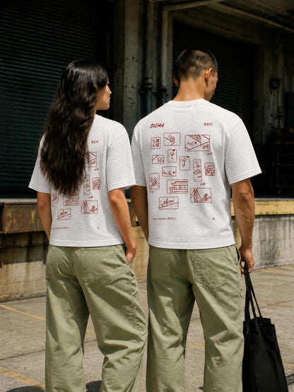 2026 Digma 9man Stamp T-Shirt (Boxy Oversized Fit)